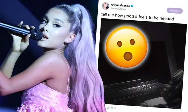 Ariana Grande teases new song on Twitter and Instagram