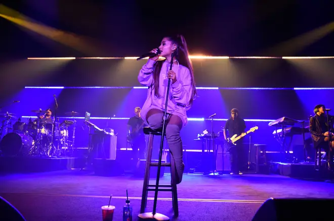 Ariana Grande performs at The Sweetener Sessions