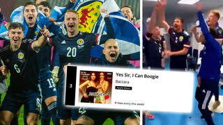 'Yes Sir, I Can Boogie' reaches Number 3 after Scotland's win