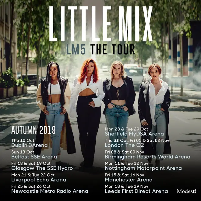 Little Mix: LM5 The Tour poster