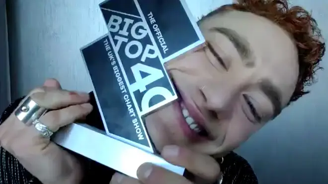 Years & Years' Olly Alexander poses with his Number 1 trophy