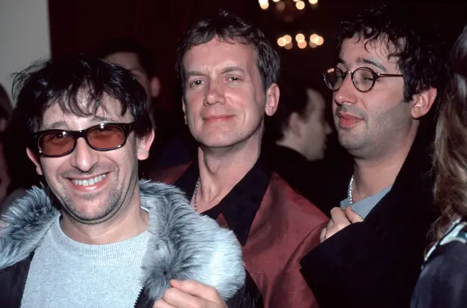 Photo of Frank SKINNER and LIGHTNING SEEDS and Ian BROUDIE and David BADDIEL