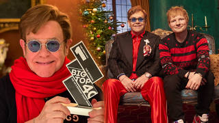 Elton John celebrates 'Merry Christmas' with Ed Sheeran reaching Number 1 in the UK