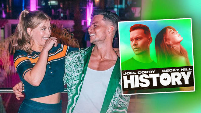 Joel Corry & Becky Hill Number 1 with 'HISTORY'