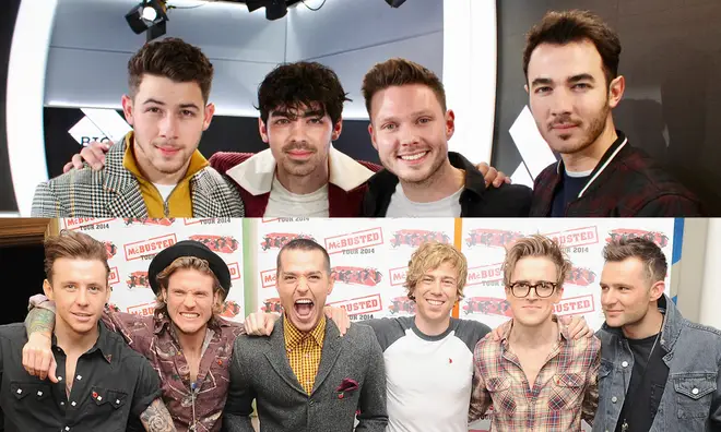 The Jonas Brothers, Busted and McFly