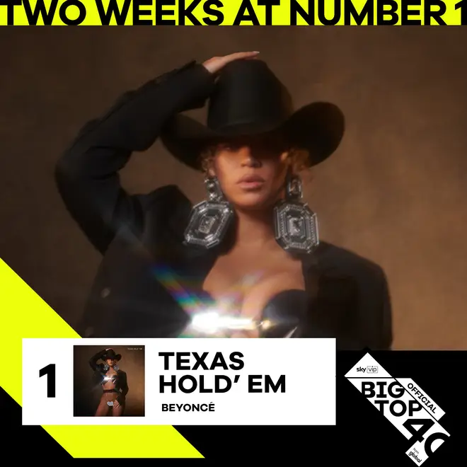 Bey spent her third week at Number 1!